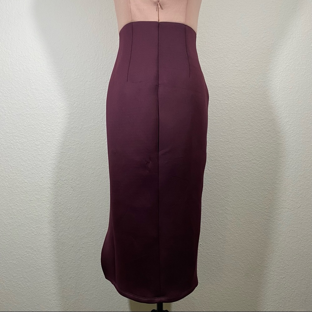 ASOS DESIGN sz:8 Color Block Gold V Bone Thigh High - Picture 11 of 16